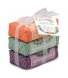 Mistral Soap Pack with a Bow, 3 - 100 g paper wrapped soaps: Kumquat Pink Grapefruit, South Seas, Wild Blackberry Mistral Soap Pack with a Bow, 3 - 100 g paper wrapped soaps: Kumquat Pink Grapefruit, South Seas, Wild Blackberry