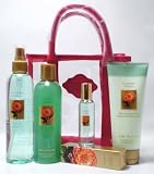Forbidden Fantasy by Victoria's Secret Eau De Toilette Spray/ Body Splash/ Hand Body Cream/ Shower Gel and Tote Bag - 5 Pcs Gift SET