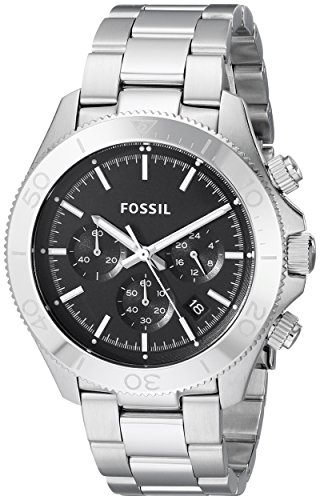 FOSSIL CH2848 Retro Traveler Chronograph Stainless Steel Watch