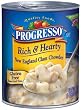 Progresso Rich & Hearty Soup, Gluten Free New England Clam Chowder, 12 - 18.5-Ounce Cans