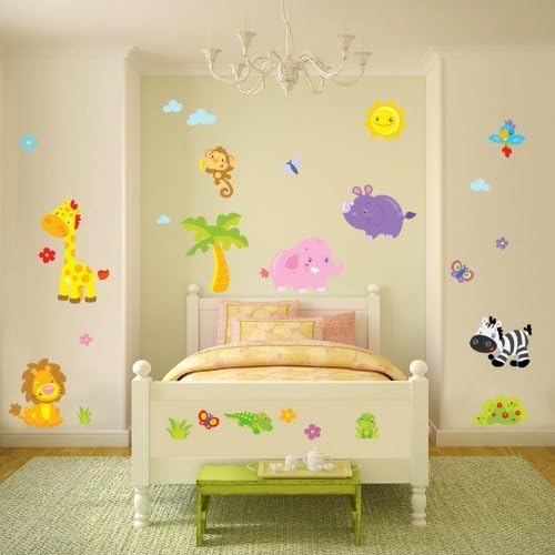 STICASA - "JUNGLE FUN" Medium Size MEGA STICKER - The Italian Premium Wall Stickers
