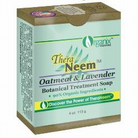 Oatmeal Lavender & Neem Oil Soap - 4 oz - Bar Soap