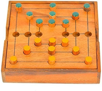 Nine Men's Morris Strategy Game by AmaWood
