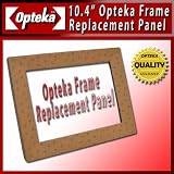 Opteka 10.4-inch Digital Picture frame Stylish Replacement Panel (Brown Leather Finish)