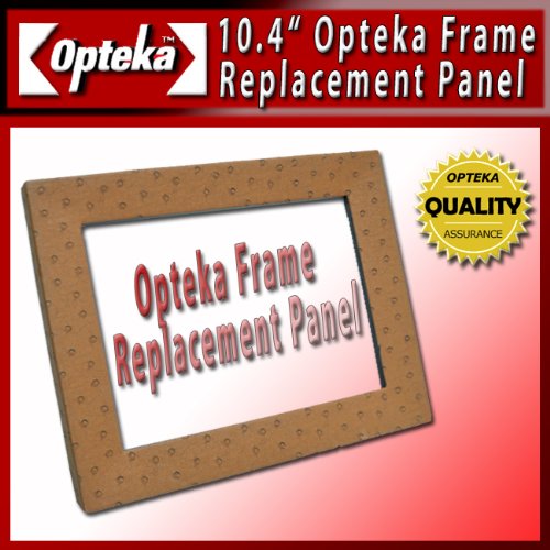 Opteka 10.4-inch Digital Picture frame Stylish Replacement Panel (Red Leather Finish)