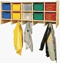 Childs Play R0022T-K Wall Locker With Color Trays