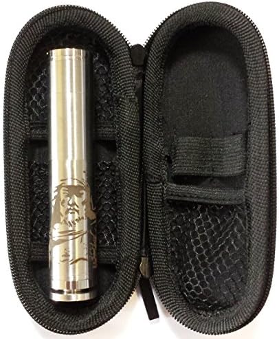 Turtleship V3 Clone Mechanical Mod in Sterling Silver with Leather Case