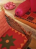 Bright Furnishings in Modern Residential Home in Traditional Tribal Rabari Round Mud Hut Art Photographic Poster Print by John Henry Claude Wilson, 30x40