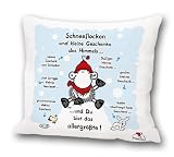 Sheepworld 49176 Baumwollkissen Schnee
