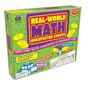 Real World Math: Unexpected Events Game Ages 8+
