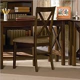 Cappuccino Atlantic Furniture Lexington Side Chair in Antique Walnut (Set o ....