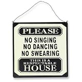 Respectable House Americana Style Wall Sign
