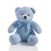 Elegant Baby Cotton Cable Knit Teddy Bear - Blue