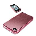 iBUFFALO iPhone4S iPhone4 両対応 ラメソフトケース液晶保護フィルム付 ピンク BSIP11PCT2PK