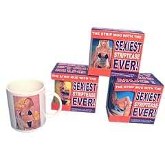 Strip-Auszieh-Girl auf Kaffeetasse/Kaffee/Becher/Tasse