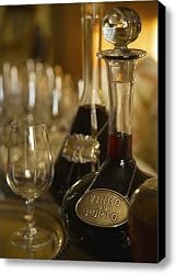 Two Decanters Of Port Wine And Glasses Canvas Print / Canvas Art - Artist Michael Melford