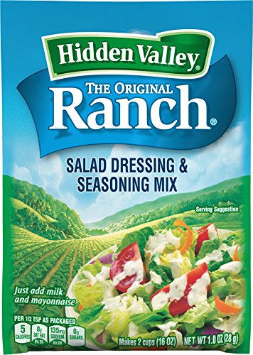 Hidden Valley Original Ranch Salad Dressing and Seasoning Mix, 1.0 Ounce