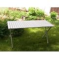 Campingtisch Aluminium, 141 x 70 cm