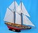 Bluenose 24 Yacht Wood Model Fully Assembled Not a kit