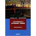 A handbook of literary terms : Introduction au vocabulaire litt�raire anglais