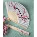 Delicate Cherry Blossom Design Folding Fan Favour