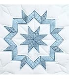 Quilt Blocks 18x18 6/Pkg - Kaleidoscope Star