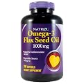Natrol Flax Seed Oil 1000mg-200 Soft Gels