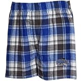Orlando Magic Royal Blue-Gray Plaid Legend Flannel Boxer Shorts (X-Large)