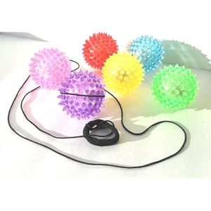 The All New Blinking Bungee Ball is a Ball on a String Set of 6