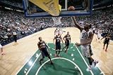 Indiana Pacers v Utah Jazz: Al Jefferson Photographic Poster Print by Melissa Majchrzak, 28x42