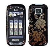 Black Gold Leaf Flower Snap on Design Case Hard Case Skin Cover Faceplate f ....