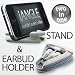 iANGLE - iPhone 3 & 3GS / iPod touch Stand and Earbud holder WHITE