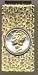 Gorgeous 2-toned 24k Gold on Sterling Silver World Coin Hinged Money Clip - Mercury silver dime (minted 1916 - 1945) Total clip size 1 x 2