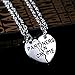 RevoLity Partners In Crime Engraved Best Friends BFF Forever To Infinity Friendship Necklaces