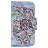 UNEXTATI Galaxy S4 Mini ケース 高級 合皮レザー 手帳型 ケース カバー カードホルダー スタンド マグネット開閉式 付き Samsung Galaxy S4 Miniケース 