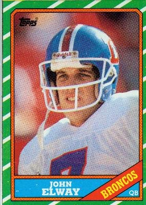 1986 Topps #112 John Elway - Denver Broncos (Football Cards)