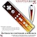 Nintendo Wii Remote Controller Skins - Fire Flames on Black WraptorSkinz TM Kit by TuneTattooz TM
