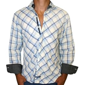 ENGLISH LAUNDRY Mens Button Down Plaid Long Sleeve Cuffed Collared Dress Shirt Yellow by var goTwisterProductImageStrings = new Object();goTwisterProductImageStrings['prodImageNotAvailTextNoColor'] = 