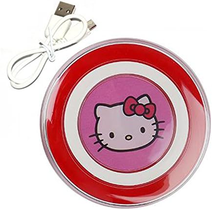 Wireless Charger based on Qi Charging Pad Hello kitty Edition for Samsung Galaxy S7/S7 edge S6/S6 Edge plus Note7 Note5 Phone Case (Pink)