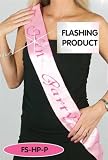 Flashing Pink Hen Party Sash
