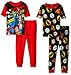 DC Comics Boys Justice League Heroes Unite 4-Piece Pajama Set
