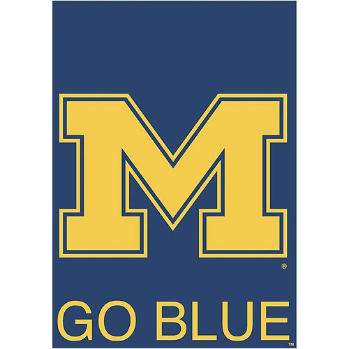 Michigan Wolverines NCAA Screen Print Flag