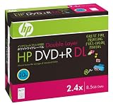HP �f�[�^�pDVD+R DL(8.5GB) 2.4�{���Ή� �z���C�g���C�h�v�����^�u�� 10���p�b�N(5mm�P�[�X����) DVD+R8.5HPWAX10P