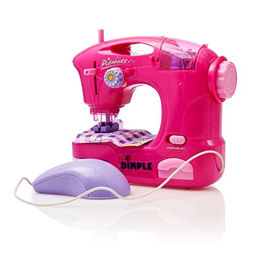 Children s Sewing Machine Toy with Accessories and Hand Pedal by Dimple