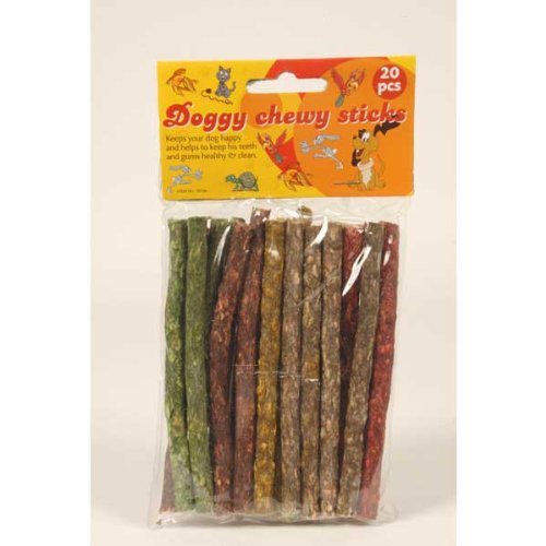 20 Stück Naschstangen für Hunde / Hunde Leckerli, BE-76196