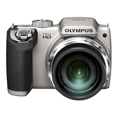 Olympus SP-720UZ Digitalkamera (14 Megapixel, 26-fach opt. Zoom, 7,6 cm (3 Zoll) Display, bildstabilisiert) silber
