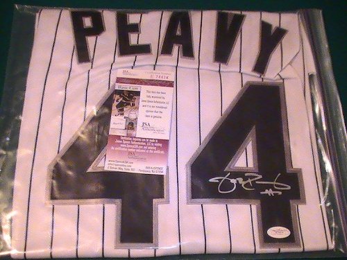 JAKE PEAVY SIGNED AUTOGRAPHED CHICAGO WHITE SOX JERSEY JSA AUTHENTICATED