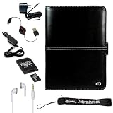 Form Fitting Carrying Case for Sony eBook Reader Touch PRS 600 (PRS600) + Rapid Home Wall Charger+ Rapid Travel Car Charger + Retractable USB Data Sync Cable+ 4-inch eBigvalue Determination Hand Strap + 4GB Mini SD Card with SD Card Adaptor (Good to listen to your MP3's with Sony Reader) + Stereo In-Ear Headphones (White) (Ultimate Combo, Retail: $80.00)