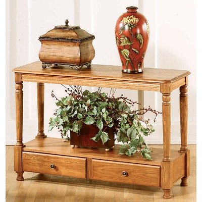 Marion County Sofa Table Ginger Oak