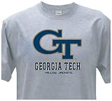Georgia Tech Campus Yard Short Sleeve Heather Grey Tee